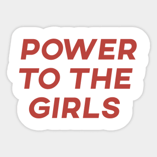 Power To The Girls II Sticker